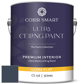 COLOR SMART CS 758 ULTRA CEILING PAINT ультраматовая краска цвет 2061-10 Deep Royal