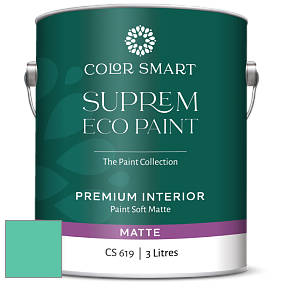 COLOR SMART CS 619 SUPREM ECO PAINT матовая краска цвет 2046-40 Green Sponge