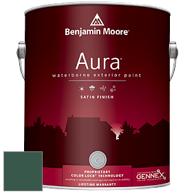 Benjamin Moore Aura 631 Waterborne Exterior Satin Finish краска цвет 2052-10 Ocean Tropic