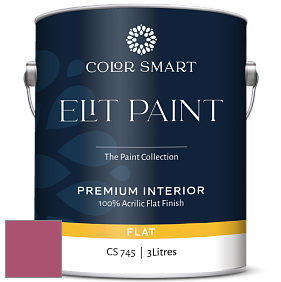 COLOR SMART CS 745 ELIT PAINT глубокоматовая моющаяся краска цвет 1349 Pink Corsage