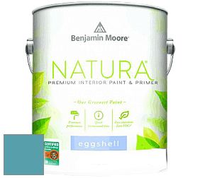 Benjamin Moore 513 Natura Interior Eggshell Finish краска с блеском цвет 2054-40 Blue Lagoon