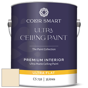 COLOR SMART CS 758 ULTRA CEILING PAINT ультраматовая краска цвет AF-305 