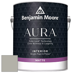 Benjamin Moore Aura 522 Interior Paint - Matte краска цвет 2137-50 Sea Haze