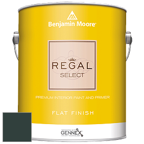 Benjamin Moore 547 Regal Select Waterborne Interior Flat Finish краска цвет RAL 6012 