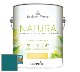 Benjamin Moore 514 Natura Interior Semi-Gloss Finish краска цвет 2055-20 Pacific Ocean Blue