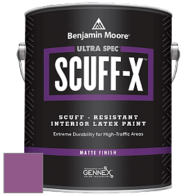 Benjamin Moore 484 Ultra Spec SCUFF-X Interior Matte Finish краска цвет NCS S 3050-R40B 