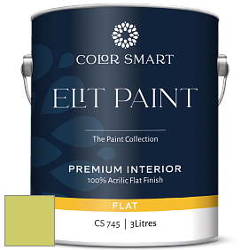 COLOR SMART CS 745 ELIT PAINT глубокоматовая моющаяся краска цвет NCS S 1050-G60Y 