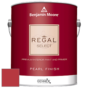 Benjamin Moore 550 Regal Select Waterborne Interior Pearl Finish краска цвет 2000-10 Red