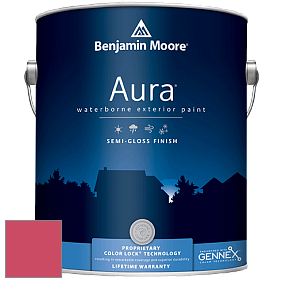 Benjamin Moore Aura 632 Waterborne Exterior Semi-Gloss Finish краска цвет 2001-30 Spring Tulips