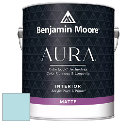 Benjamin Moore Aura 522 Interior Paint - Matte краска цвет 765 Skyscraper