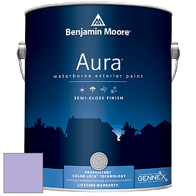Benjamin Moore Aura 632 Waterborne Exterior Semi-Gloss Finish краска цвет 2071-50 Amethyst Cream