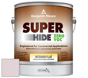 Benjamin Moore 355 Super Hide Zero Voc Interior Flat краска цвет 1374 Orleans Violet