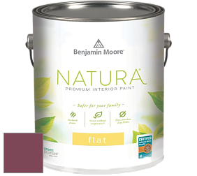 Benjamin Moore 512 Natura Interior Flat Finish матовая краска цвет 2083-20 Cranberry Cocktail