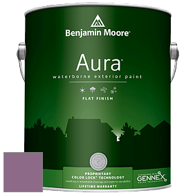 Benjamin Moore Aura 629 Waterborne Exterior Flat Finish краска цвет 1371 Plum Perfect