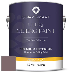COLOR SMART CS 758 ULTRA CEILING PAINT ультраматовая краска цвет 1252 Mink Violet