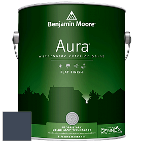 Benjamin Moore Aura 629 Waterborne Exterior Flat Finish краска цвет 2061-10 Deep Royal