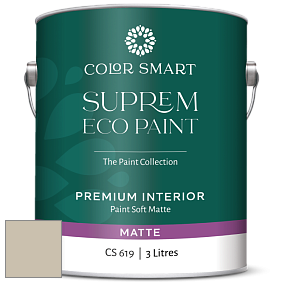 COLOR SMART CS 619 SUPREM ECO PAINT матовая краска цвет 976 Coastal Fog