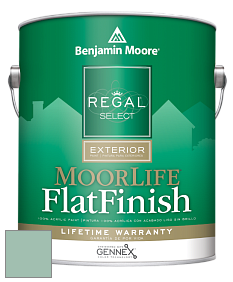 Benjamin Moore W105 Regal Select Exterior Paint-MoorLife Flat Finish краска цвет 640 Dreamcatcher