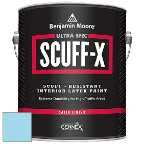 Benjamin Moore 486 Ultra Spec SCUFF-X Interior Satin Finish краска цвет 786 Highland Breeze