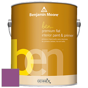 Benjamin Moore Ben W625 Premium Interior Latex Flat краска цвет 2074-30 Twilight Magenta