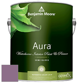 Benjamin Moore Aura 528 Waterborne Interior Semi-gloss Finish краска цвет NCS S 4030-R40B 