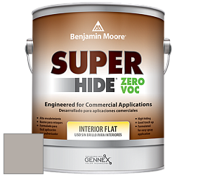 Benjamin Moore 355 Super Hide Zero Voc Interior Flat краска цвет 2111-50 Stone Harbor
