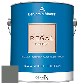 Benjamin Moore 549 Regal Select Waterborne Interior Eggshell Finish краска цвет 1581 Millstone Gray