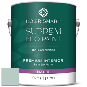 COLOR SMART CS 619 SUPREM ECO PAINT матовая краска цвет 709 Heavenly Blue