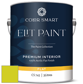 COLOR SMART CS 745 ELIT PAINT глубокоматовая моющаяся краска цвет NCS S 0575-G60Y 