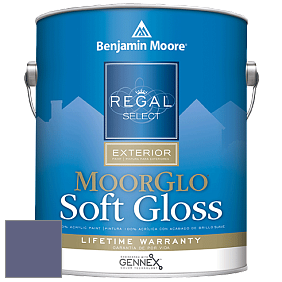 Benjamin Moore W096 Regal Select Exterior Paint-Moor GloSoft Gloss Finish краска цвет 2069-30 Darkest Grape