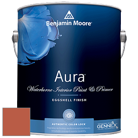 Benjamin Moore Aura 524 Waterborne Interior Eggshell Finish краска цвет 2170-20 Tropical Orange