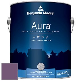 Benjamin Moore Aura 632 Waterborne Exterior Semi-Gloss Finish краска цвет 2073-30 Passion Plum