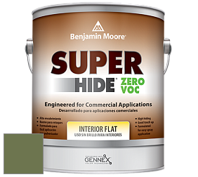 Benjamin Moore 355 Super Hide Zero Voc Interior Flat краска цвет 434 Herb Garden