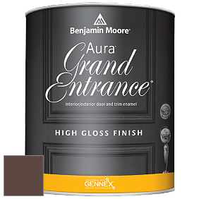 Benjamin Moore Aura 148 Grand Entrance High Gloss эмаль цвет 2113-10 Chocolate Sundae