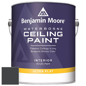 Benjamin Moore 508 Waterborne Ceiling Paint краска для потолков цвет 2131-10 Black Satin