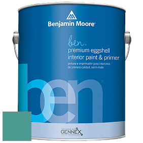 Benjamin Moore Ben W626 Premium Interior Latex Eggshell краска цвет 671 Soft Spruce