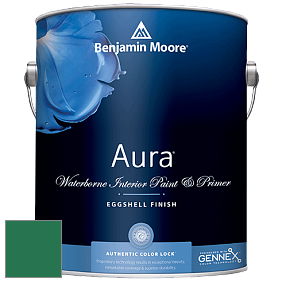 Benjamin Moore Aura 524 Waterborne Interior Eggshell Finish краска цвет NCS S 4050-G 