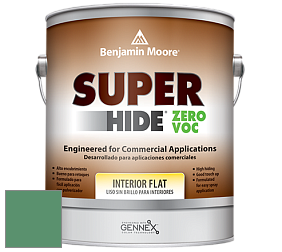 Benjamin Moore 355 Super Hide Zero Voc Interior Flat краска цвет 588 Luck of the Irish