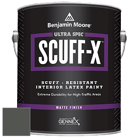 Benjamin Moore 484 Ultra Spec SCUFF-X Interior Matte Finish краска цвет 1582 Deep River