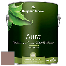 Benjamin Moore Aura 528 Waterborne Interior Semi-gloss Finish краска цвет 2097-40 Santa Fe Tan