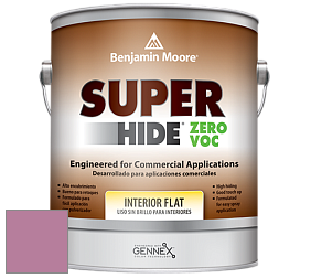 Benjamin Moore 355 Super Hide Zero Voc Interior Flat краска цвет 2083-40 Begonia
