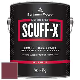 Benjamin Moore 486 Ultra Spec SCUFF-X Interior Satin Finish краска цвет NCS S 4050-R10B 