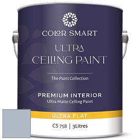 COLOR SMART CS 758 ULTRA CEILING PAINT ультраматовая краска цвет 1438 Lavender Blue