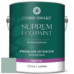 COLOR SMART CS 619 SUPREM ECO PAINT матовая краска цвет 683 St. Lucia Teal