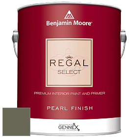 Benjamin Moore 550 Regal Select Waterborne Interior Pearl Finish краска цвет 476 Jade Romanesque