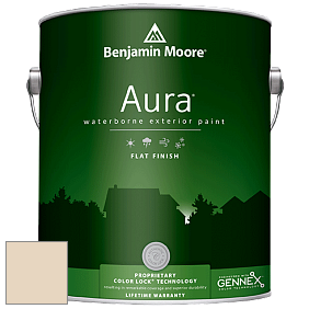 Benjamin Moore Aura 629 Waterborne Exterior Flat Finish краска цвет 951 Pale Almond