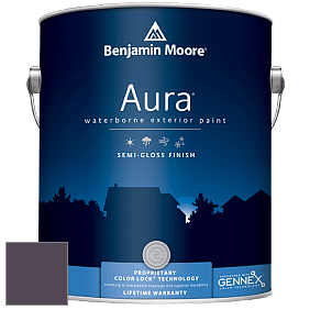 Benjamin Moore Aura 632 Waterborne Exterior Semi-Gloss Finish краска цвет 2072-20 Black Raspberry