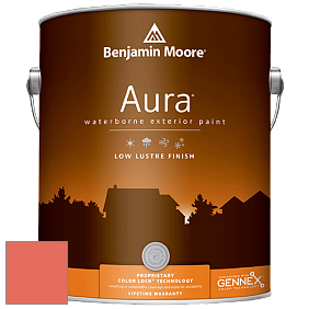 Benjamin Moore Aura 634 Waterborne Exterior Low Lustre Finish краска цвет 006 Picante