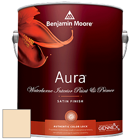 Benjamin Moore Aura 526 Waterborne Interior Satin Finish покрытие цвет 924 San Mateo Beaches