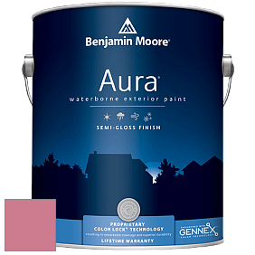 Benjamin Moore Aura 632 Waterborne Exterior Semi-Gloss Finish краска цвет 1341 Secret Rendezvous